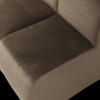 378519 VT 05 VS WP Mojo eetbank 84cm met rugleuning velvet taupe C1