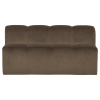 378462 VT 01 VS WP Mojo eetbank 164cm met rugleuning velvet taupe F1