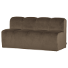 378462 VT 02 VS WP Mojo eetbank 164cm met rugleuning velvet taupe FA