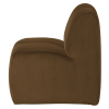 378519 VH 03 VS WP Mojo eetbank 84cm met rugleuning velvet honinggeel L1