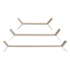 378003 Z 02 VS Lorin wandplanken metaal zand set van 3 F1
