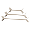378003 Z 01 VS Lorin wandplanken metaal zand set van 3 FA