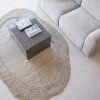 377994 M 378074 Z 02 SF Savo salontafel mokkabruin Milio organisch vloerkleed vierkant