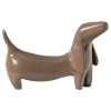 377978 M 02 VS Reni decoratieve hond metaal mokkabruin F1