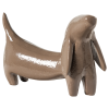 377978 M 01 VS Reni decoratieve hond metaal mokkabruin FA