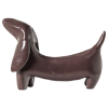 377978 D 04 VS Reni decoratieve hond metaal donkerbruin B1
