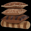 377975 BE 01 VS Rela kussens bruin ecru set van 4 FA