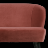 340443 BR 04 VS Sara bankje velvet bordeauxrood C1