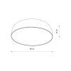 satellite black nastenna lampa