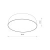 satellite darkgrey nastenna lampa