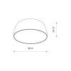 satellite lightgrey nastenna lampa