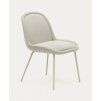 aimin chenille beige jedalenska stolicka