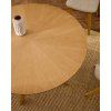 naanim oak round jedalensky stol