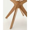 naanim oak round jedalensky stol