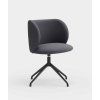 mogi fabric black otocna stolicka