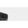 add pu black otocna stolicka s podruckami