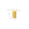 arvin yellow prirucny stolik