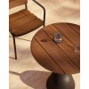 saura black walnut bistro stol