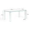 adularia glass 160 jedalensky stol