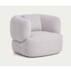 martina boucle stone otocne kreslo