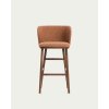ciselia chenille walnut barova stolicka