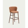 ciselia chenille walnut barova stolicka