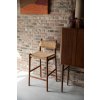dutchbone cecile walnut pultova stolicka