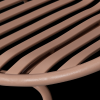 377441 R 02 VS FA Bruce tuin fauteuil hocker PP metaal zalm detail