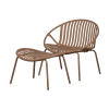 377441 R 01 VS FA WO Bruce tuin fauteuil hocker ppmetaal zalm FA