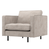 800888 E 01 VS WP Rodeo classic fauteuil ribstof ecru F1