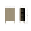 377692 MD 50 BT Gunnar 2 deurs kast