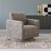 377652 B 01 SF WP Oska draaifauteuil bruin melange