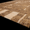 377624 B 01 VS FA Ian handgeweven vloerkleed wol bruin 170x240cm C1