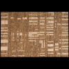 377624 B 01 VS FA Ian handgeweven vloerkleed wol bruin 170x240cm FA