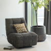 377566 AM 377576 BN 01 SF WP Hein relaxfauteuil elektrische melange antracie bruin Fayden kussens bruin naturel vierkant