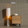377548 N 01 SF ES Tours nachtkastje 2 lades melamine mdf naturel vierkant
