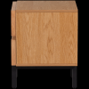 377548 N 04 VS ES Tours nachtkastje 2 lades melamine mdf naturel L1