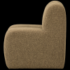377519 GM 03 VS WE Mojo eetbankje 84cm met rugleuning boucle geel bruin melange L1