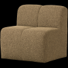 377519 GM 01 VS WE Mojo eetbankje 84cm met rugleuning boucle geel bruin melange FA