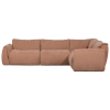 377529 OP 02 VS WE Baggy hoekbank rechts geweven chenille oudroze F1