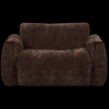 377525 DB 02 VS WE Baggy loveseat 3D chenille donkerbruin F1