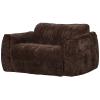 377525 DB 01 VS WE Baggy loveseat 3D chenille donkerbruin FA