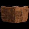 377523 MB 05 VS WE Baggy hoekelement 3D chenille middenbruin B1