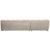 200420 NM 03 VS BL Allure chaise longue links geweven stof naturel melange AK1