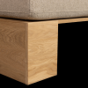 400520 B 02 VS VT Eat up muurbankje inclusief kussens beige eiken naturel detail