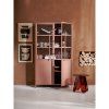 800012 T 374055 B 02 SF BL Exhibit vitrinekast metaal tan Walt bijzettafel