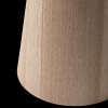 374059 N 02 VS FA Maud bijzettafel conisch hout naturel 50xO45cm detail