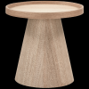 374058 N 01 VS FA Maud bijzettafel conisch hout naturel 38xO39cm