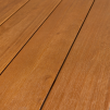 400518 D 02 VS VT Blue sky eettafel hout met decoframe metaal camouflage groen detail