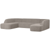 801367 W 02 VS BP Sloping U vorm bank off white melange SA